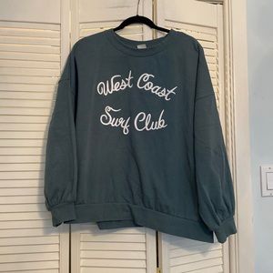2/$35 Green Sweatshirt with Embroidered Logo